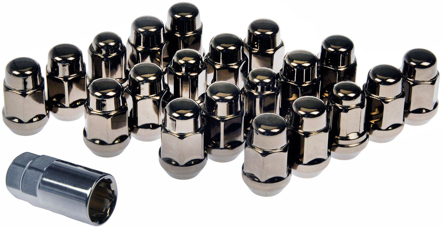 Gunmetal Acorn Nut Lock Set M12-1.50 - Dorman 711-335H