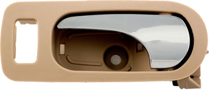 Interior Door Handle - Front Left - Chrome & Beige (Neutral) - Dorman 81824