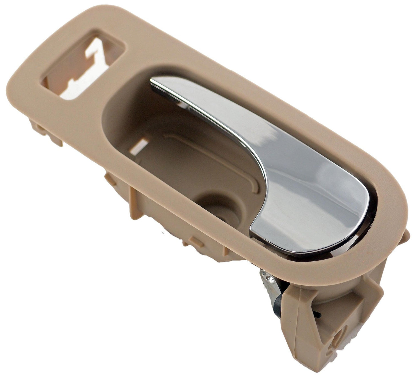 Interior Door Handle - Front Left - Chrome & Beige (Neutral) - Dorman 81824