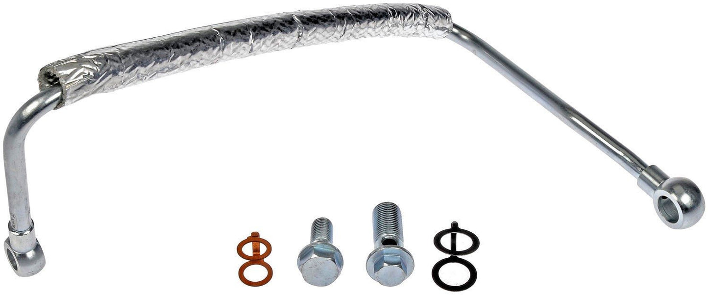 Turbocharger Oil Feed Line Dorman# 904-139,98062840 10-16 Chev & GMC 6.6 Diesel