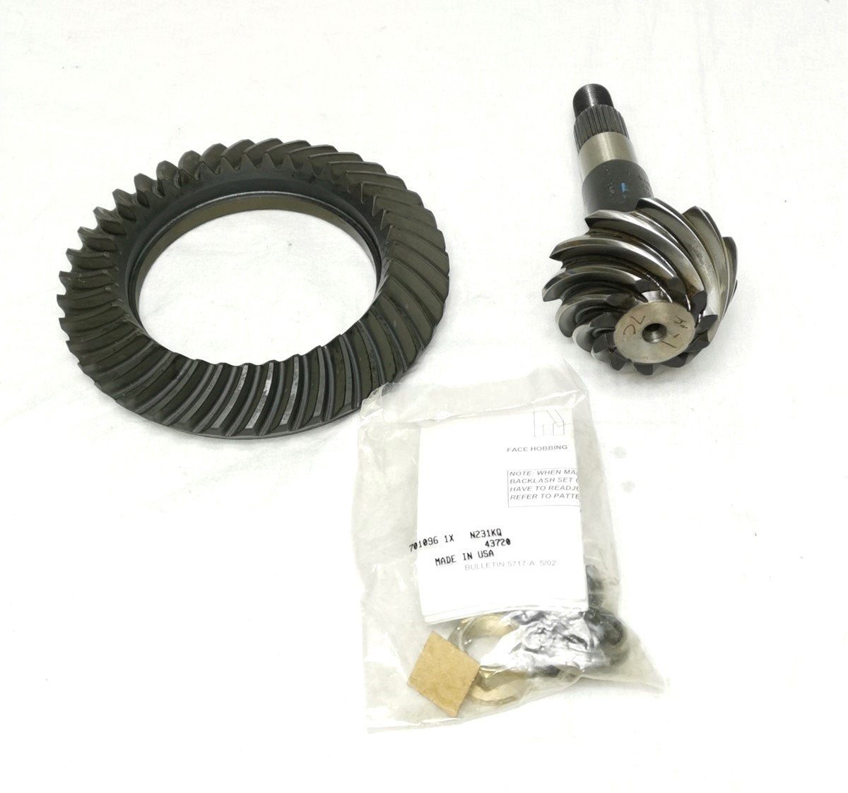 Spicer 75136-5X Differential Pinion & Gear Ratio:3.55 AxleType: Dana-35 USA Made