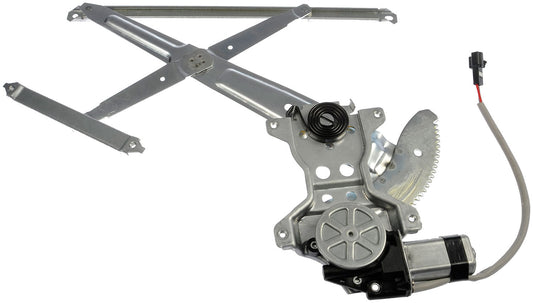 One Front Left Power Window Regulator With Motor Dorman 748-502