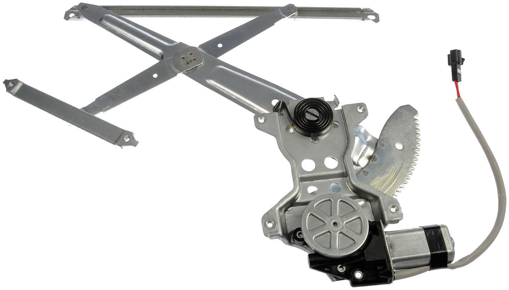 One Front Left Power Window Regulator With Motor Dorman 748-502