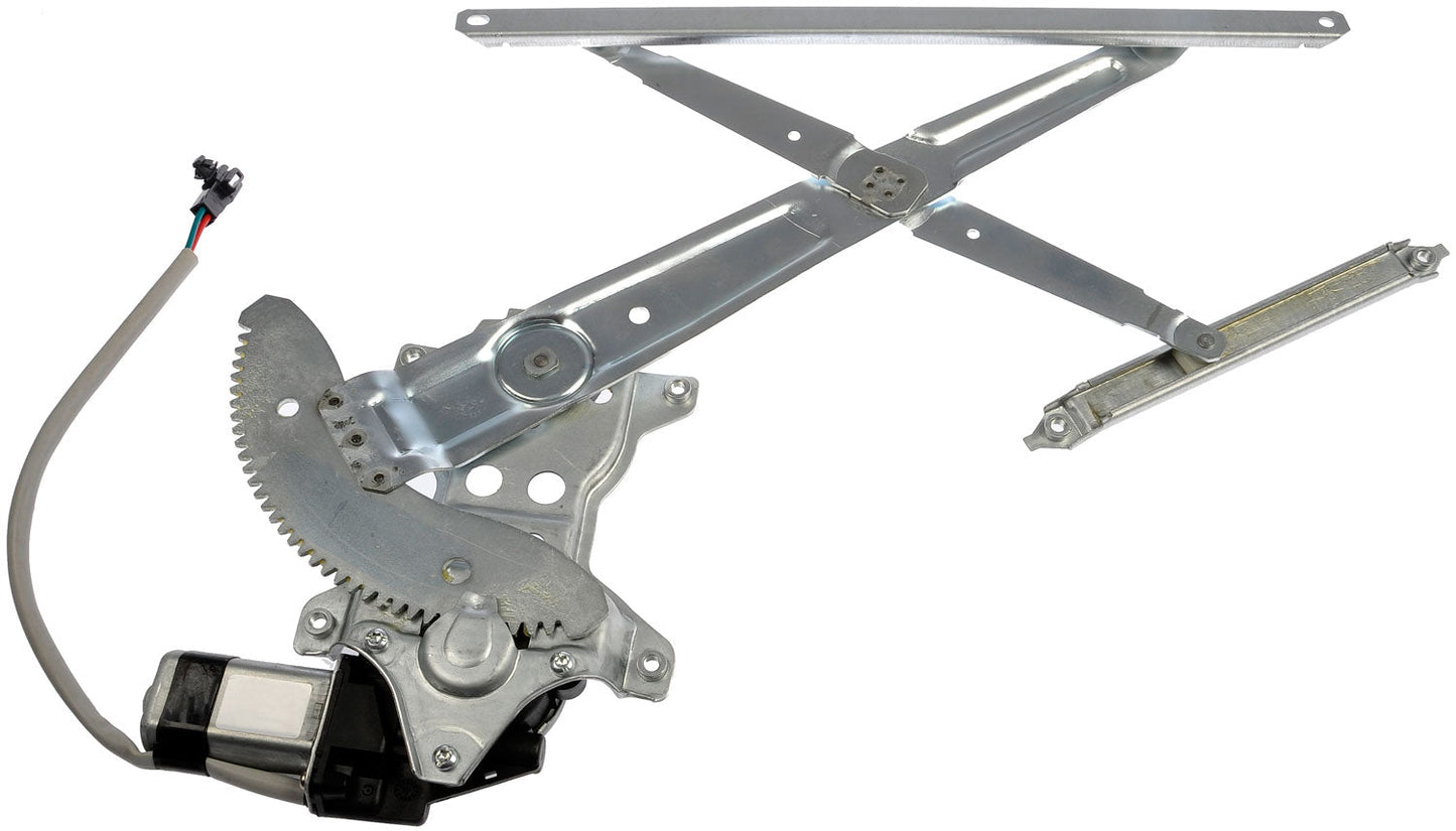 One Front Left Power Window Regulator With Motor Dorman 748-502