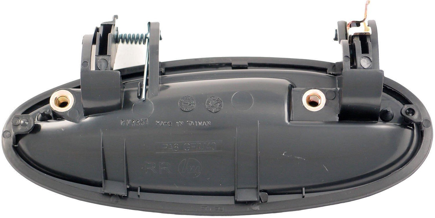 Ext Door Handle Front & Rear Right w/o Keyhole Smooth Black (Plastic) - 88322