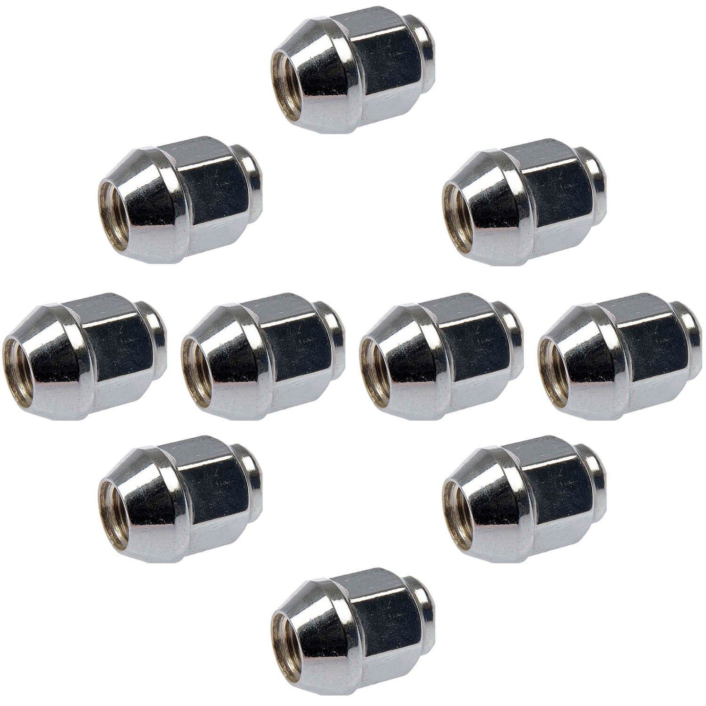 10 Wheel Lug Nut (Dorman #611-274) M12-1.25 Acorn - 19mm Hex, 29.9mm Length