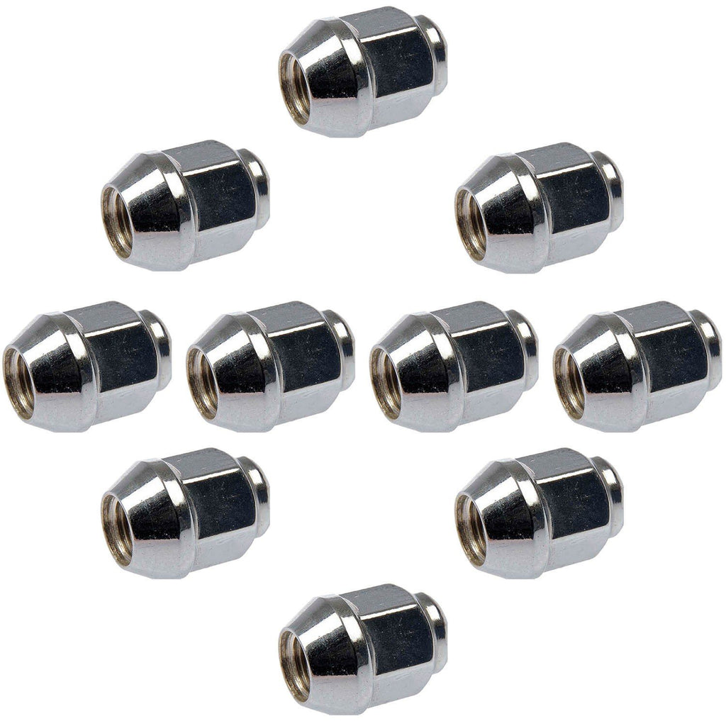 10 Wheel Lug Nut (Dorman #611-274) M12-1.25 Acorn - 19mm Hex, 29.9mm Length