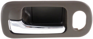 Front Left Sedan Taupe & Chrome Interior Door Handle (Dorman# 82202)