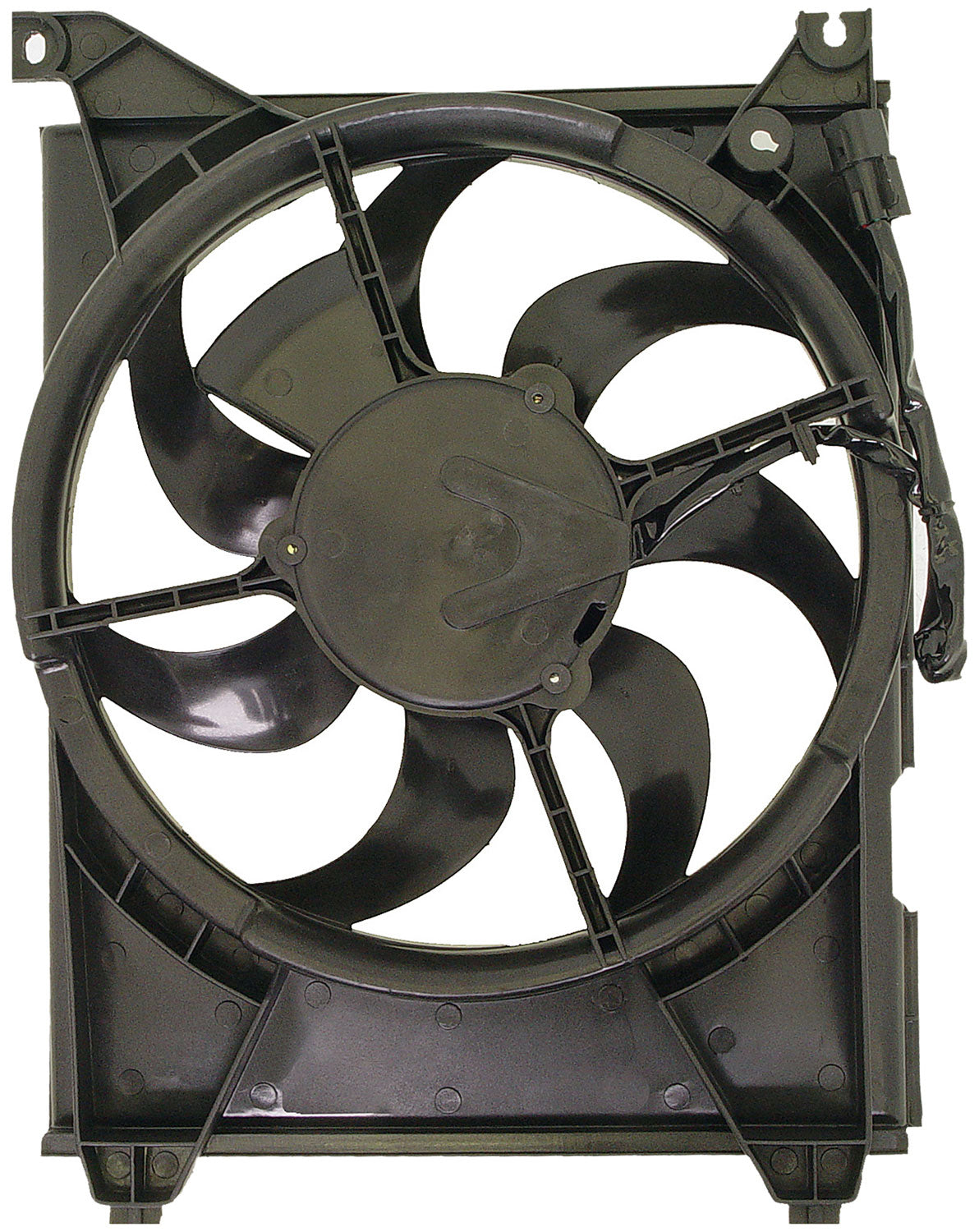 A/C Condenser Radiator Fan Assembly (Dorman 620-717) w/ Shroud, Motor & Blade