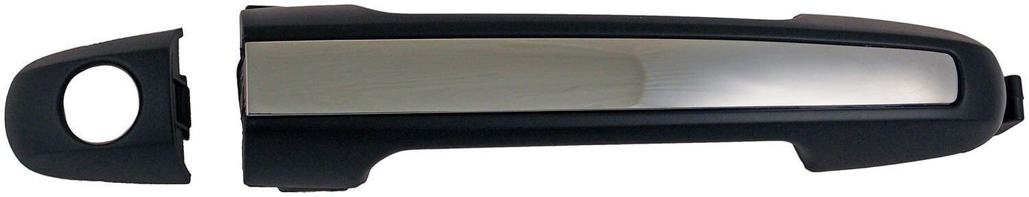 Ext Door Handle Front Left w/ Keyhole Primed Black w/ Chrome Insert - 79824