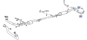 New GM OEM Muffler Hanger Assembly 15739186