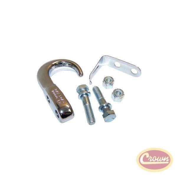 Tow Hook Kit (Chrome) - Crown# RT33014