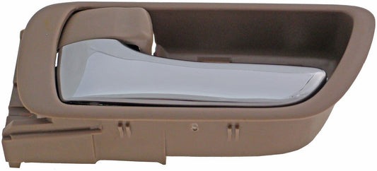 Interior Door Handle Front And Rear Left Chrome And Beige - Dorman# 92917