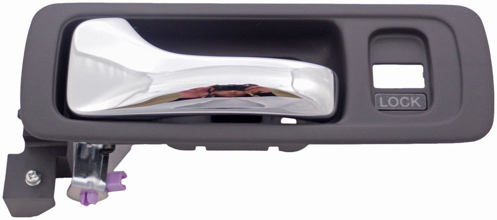 Interior Door Handle Front Left Chrome Lever/Gray Housing - Dorman# 81747