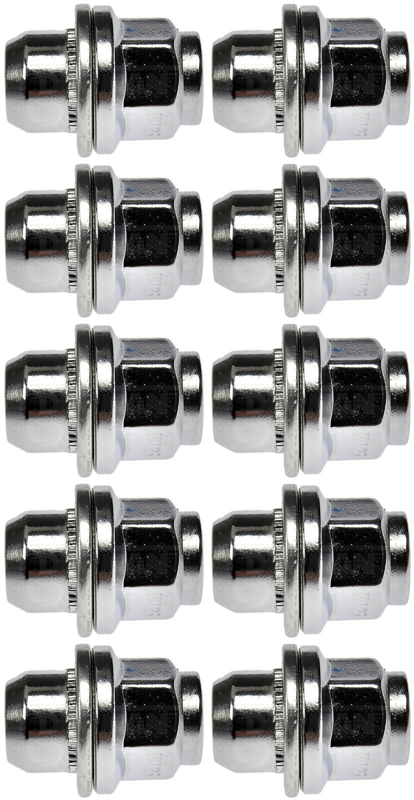 10 Wheel Lug Nut (Dorman #611-294) - Dometop Capped - 21mm Hex, 38.6mm Length