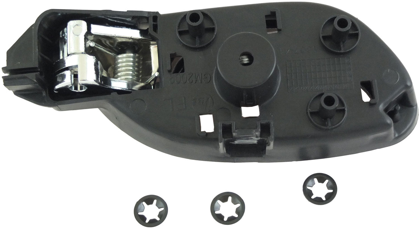 Interior Door Handle Front Left Kit Chrome - Dorman# 88656