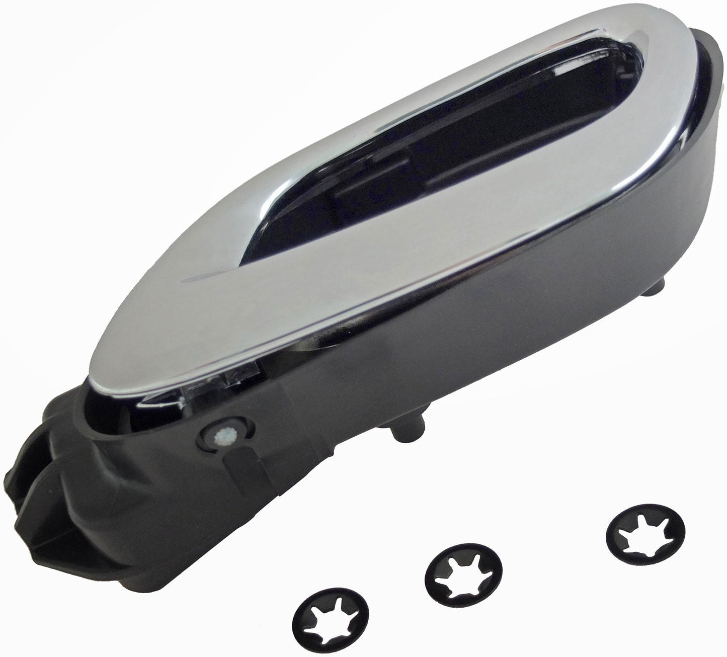 Interior Door Handle Front Left Kit Chrome - Dorman# 88656