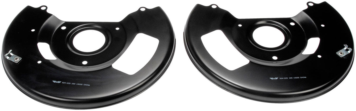 Dorman 924-229 1PR. Front L&R Brake Dust Shield Backing Plate 19211695 19211696