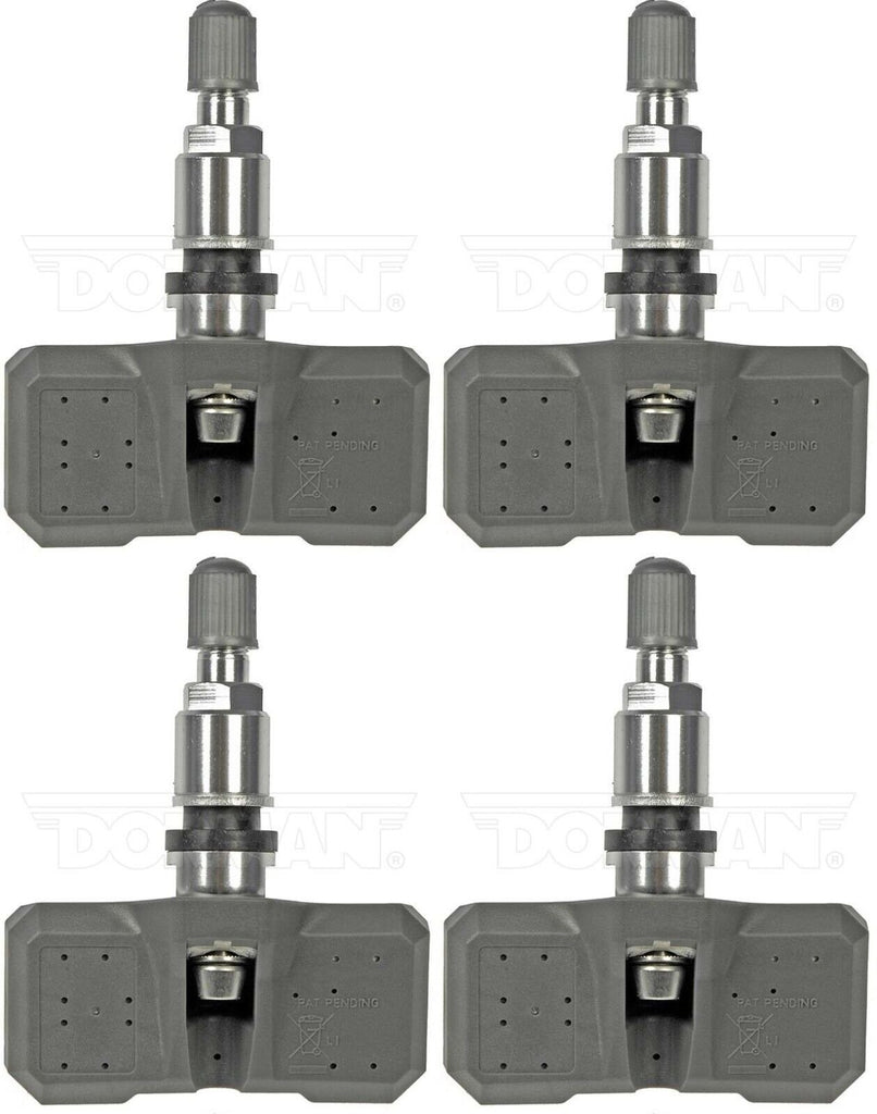 Four Tire Pressure Monitoring System (TPMS) Sensor Dorman 974-031