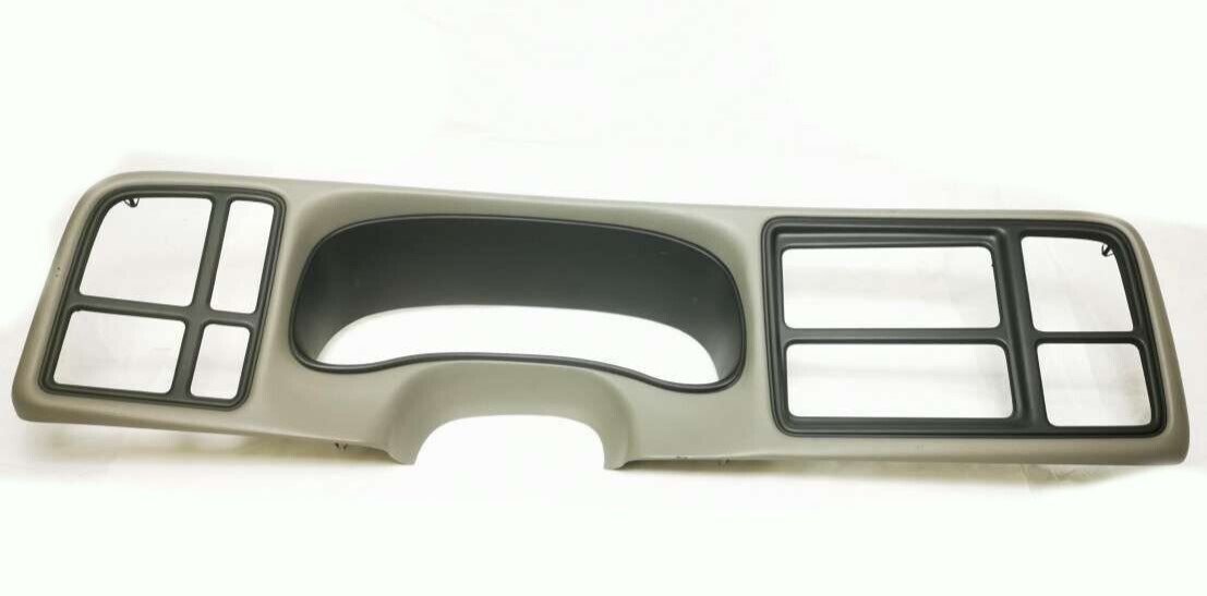 GM OEM Cluster Dash Trim Radio Bezel 99-02 SILVERADO SIERRA - GRAY - MED NEUTRAL