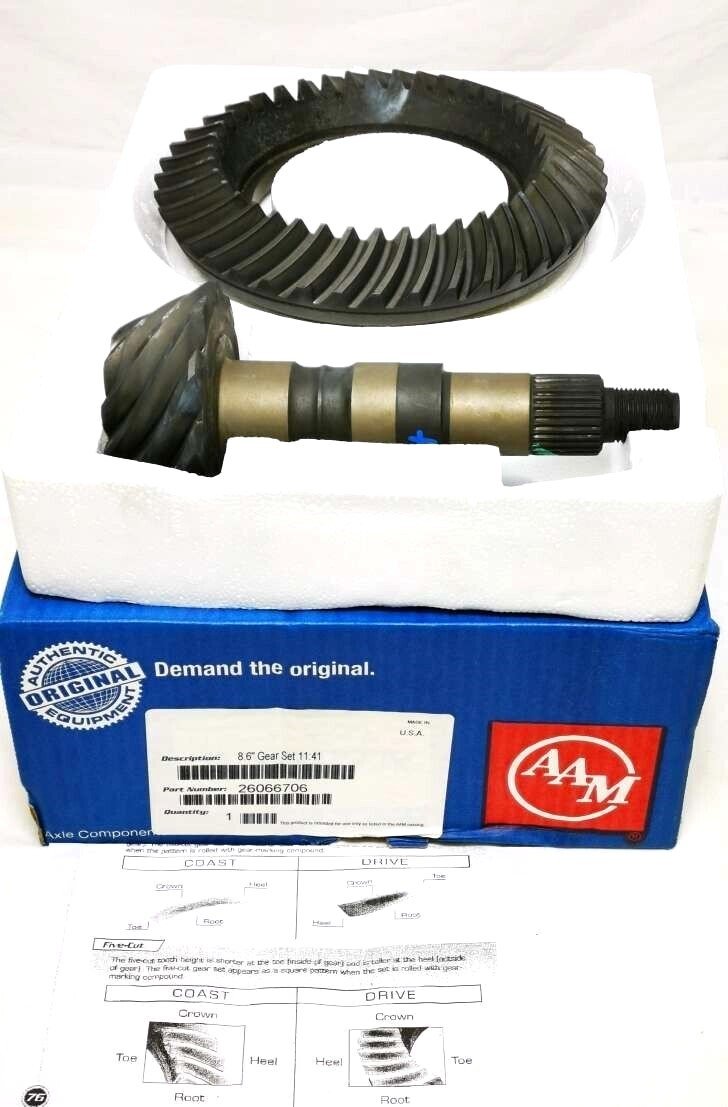 American Axle 26066706 Ring & Pinion 8.6X10-Bolt-3.73 Gear Set