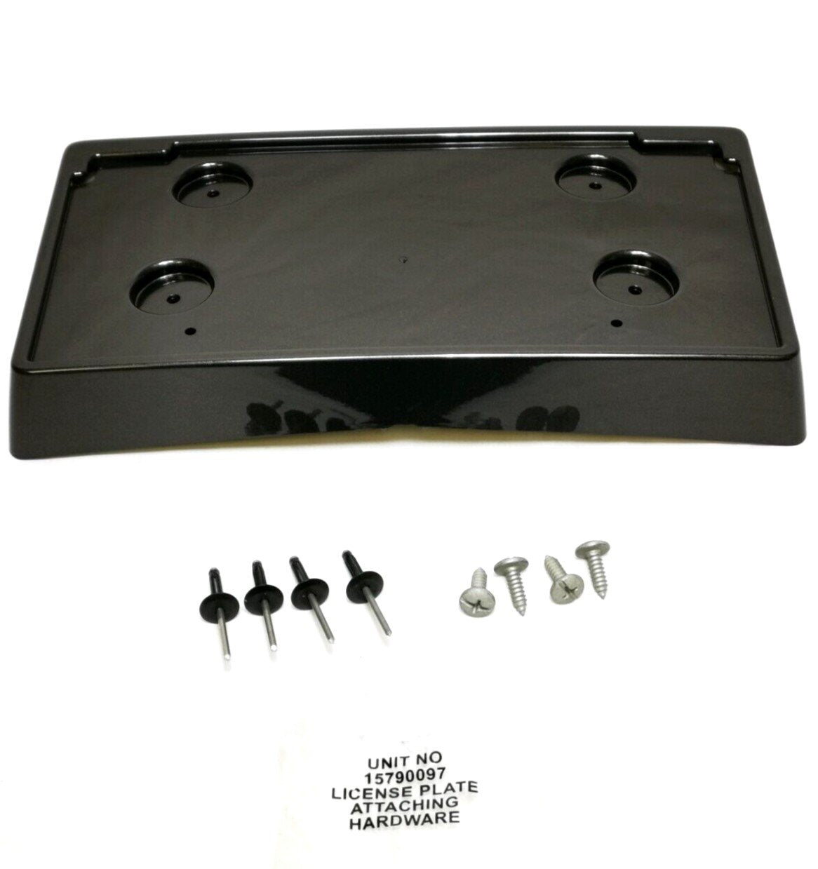 GM OEM 23116113 License Plate Mounting Bracket BLACK 2015-2016 Escalade ESV