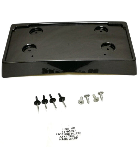 GM OEM 23116113 License Plate Mounting Bracket BLACK 2015-2016 Escalade ESV