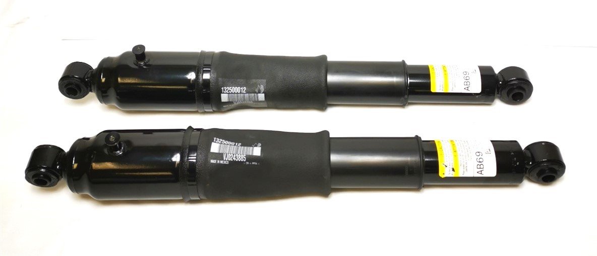 TWO GM 23276087 Rear Air Ride Shock Absorber 15-17 Suburban Yukon Tahoe ONLY Z85