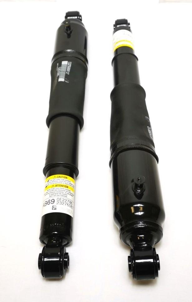 TWO GM 23276087 Rear Air Ride Shock Absorber 15-17 Suburban Yukon Tahoe ONLY Z85