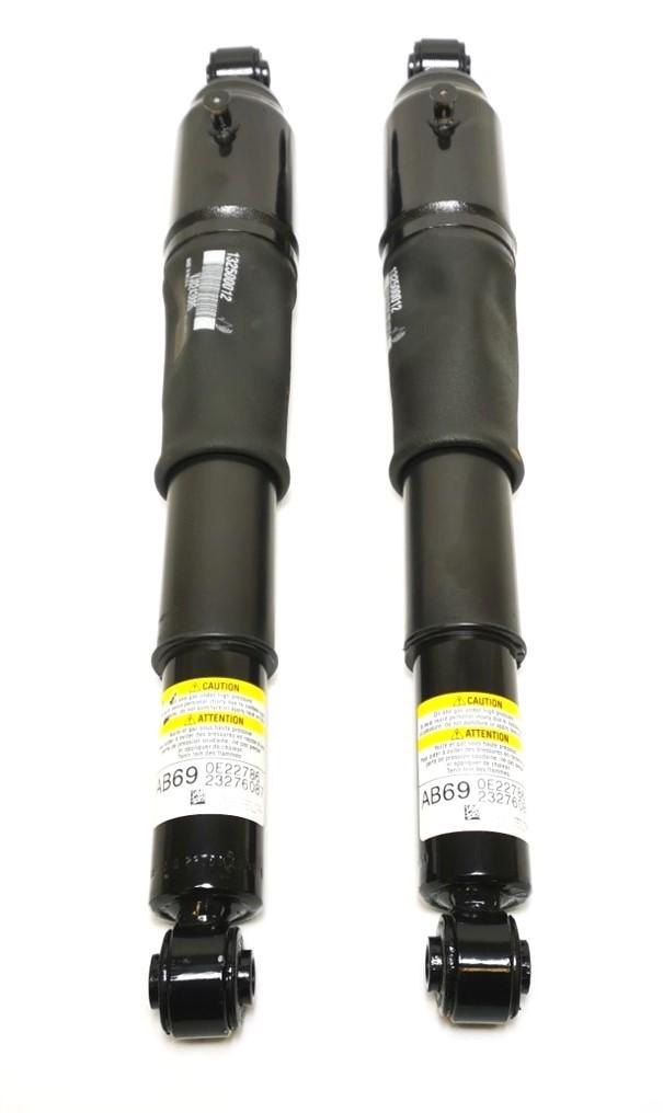 TWO GM 23276087 Rear Air Ride Shock Absorber 15-17 Suburban Yukon Tahoe ONLY Z85