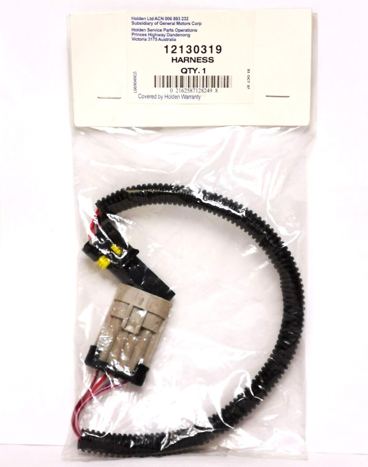 Holden GM 12130319 Harness Wire Connector 94-97 Camaro Corvette Firebird Impala
