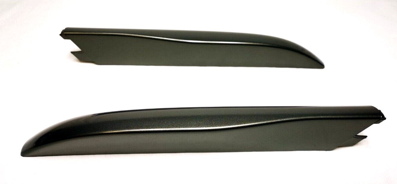 Set of 2 OEM GM Front LEFT & RIGHT Roof End Caps EVOLUTION BLUE 2002-14 Escalade