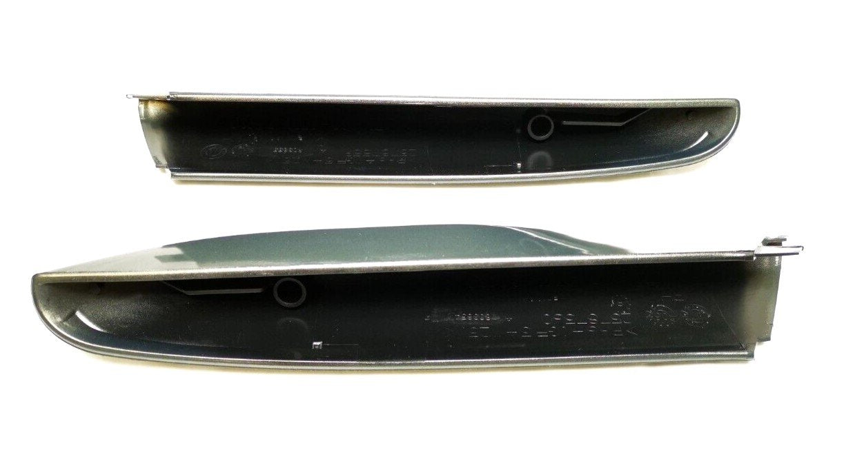 Set of 2 OEM GM Front LEFT & RIGHT Roof End Caps EVOLUTION BLUE 2002-14 Escalade
