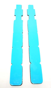 SET OF 2 OEM GM 15551234 Chevrolet 2500 Bowtie Door Emblem GM w/Adhesive