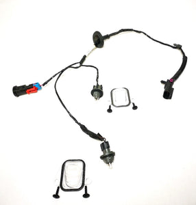 OEM GM 15862654 Rear License Plate Harness No Camera + Two Lenses 07-14 Suburban Tahoe Yukon Avalanche