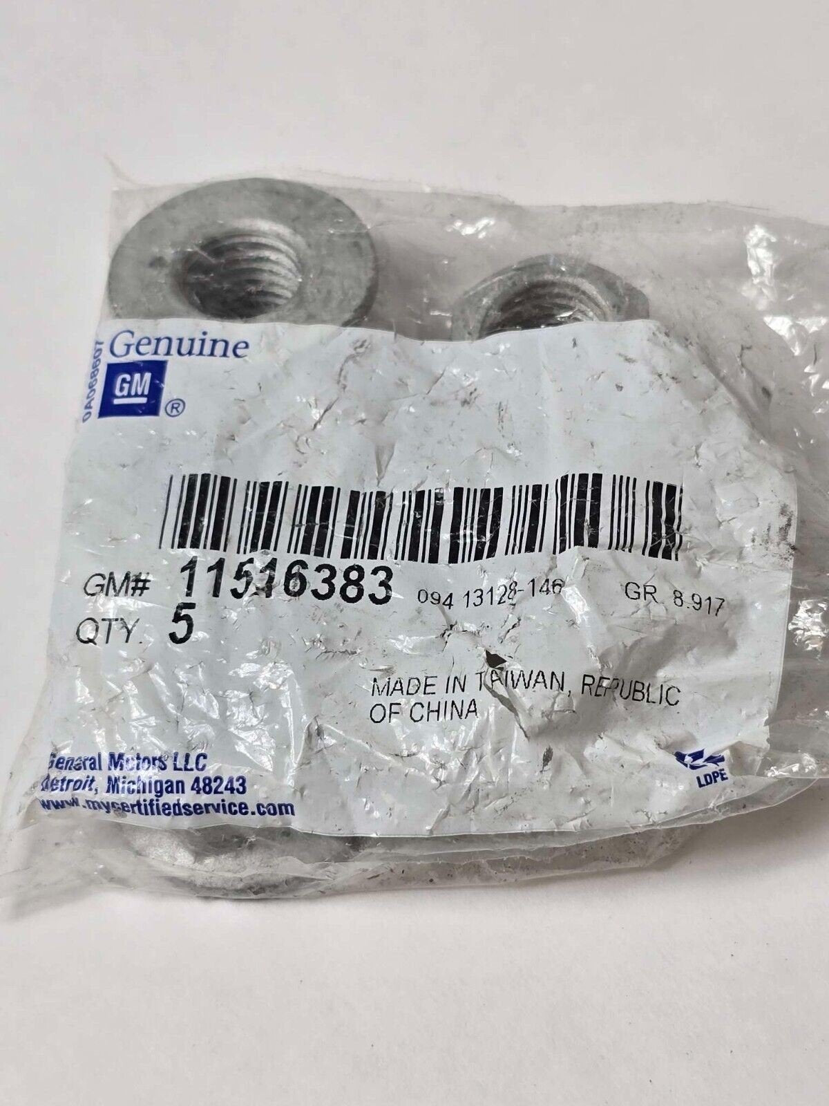 OEM GM 11516383 Rear Suspension-Leaf Spring Nut Fits BOPCKT