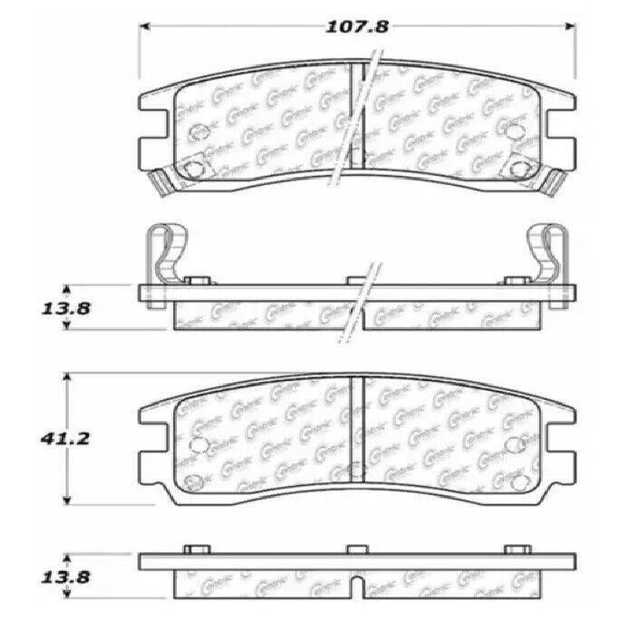 OEM GM 18024927 Front Disc Brake Pad Set ACdelco Rivited Orginal Set MD52S