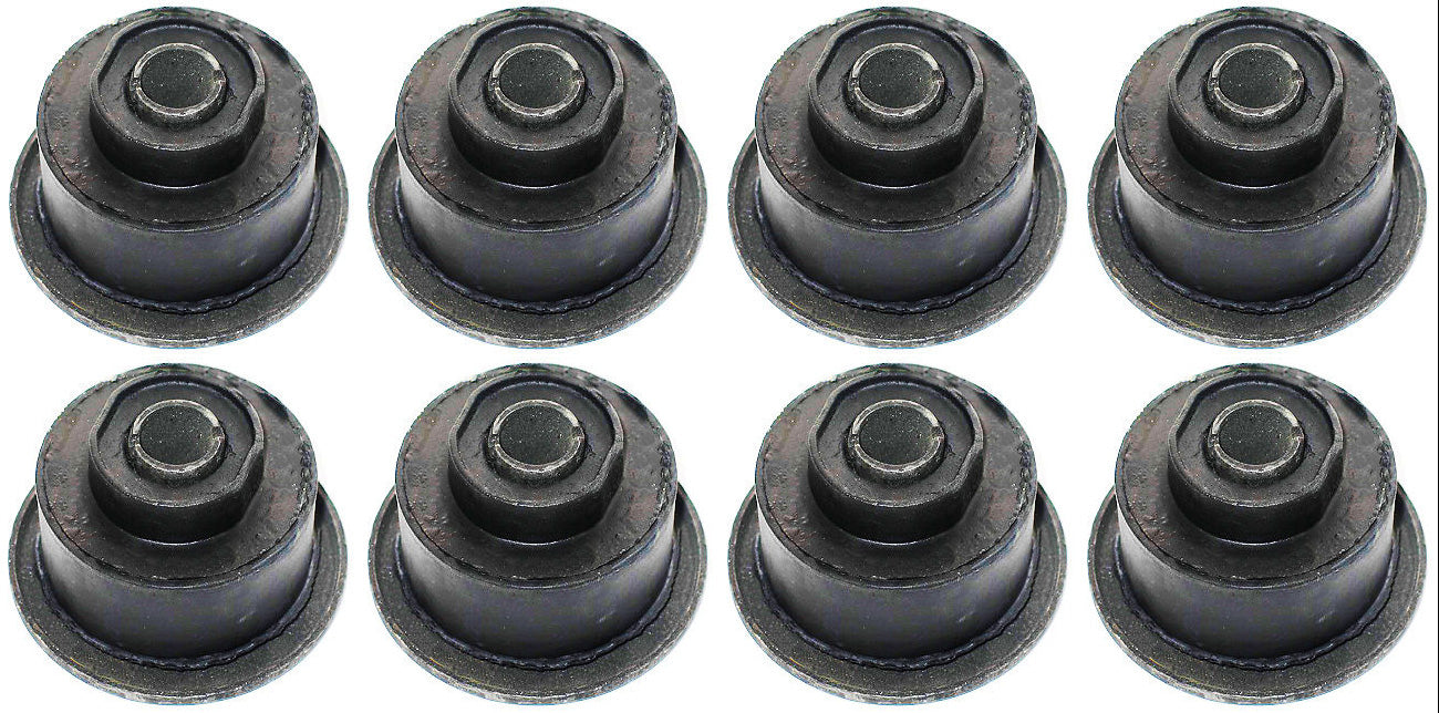 Eight New OEM Subframe Mount Bushings for Front & Center Cab GM Trucks