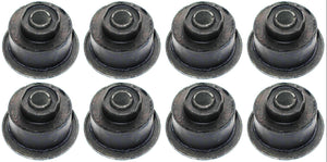 Eight New OEM Subframe Mount Bushings for Front & Center Cab GM Trucks