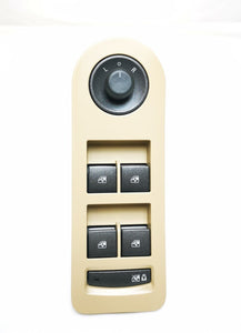 Driver Side Argent Door Window Miror Switch Cashmere Plate 10-13 LaCrosse Allure