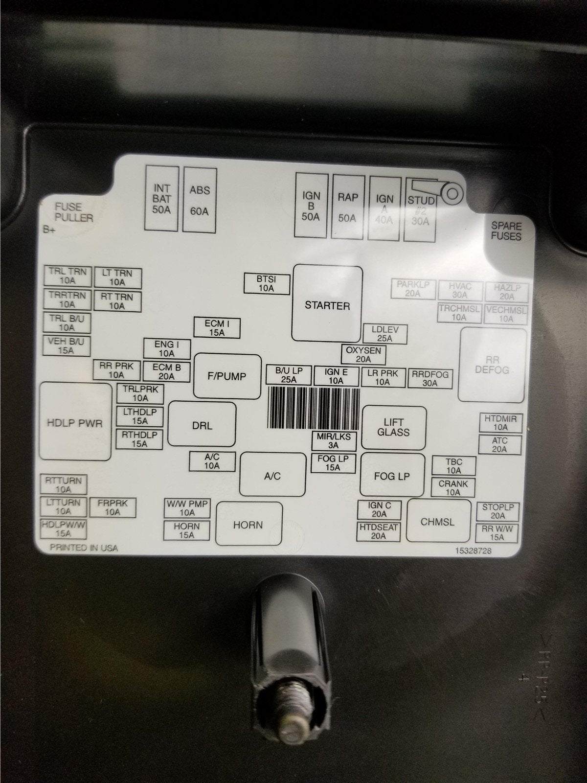 OEM GM 15328237 Junction Block (Fuse Box) Fits 98 2WD,4WD,AWD Blazer,S10,Sonoma