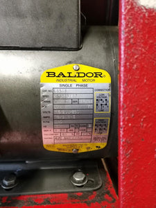 Chicago Model 722 DOUBLE HEAD RIVET MACHINE Size .218 RPM 150/175 Driver 1009