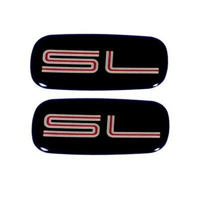 Pair of New OEM "SL" Name Plate Decals GM Trucks 96-2002 with Adhesive Backs