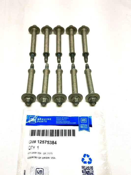 10 OEM 12575384 Intake Manifold Bolts 07-17 NO Rubber Grommets Fits General Motors 4.8L/5.3L/6.0L V8