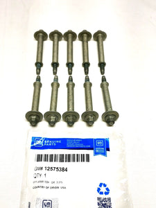10 OEM 12575384 Intake Manifold Bolts 07-17 NO Rubber Grommets Fits General Motors 4.8L/5.3L/6.0L V8