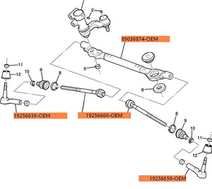 New OEM Steering Linkage Inner Tie Rod GM  Trucks 2011-2014 #19256660 USA-Made