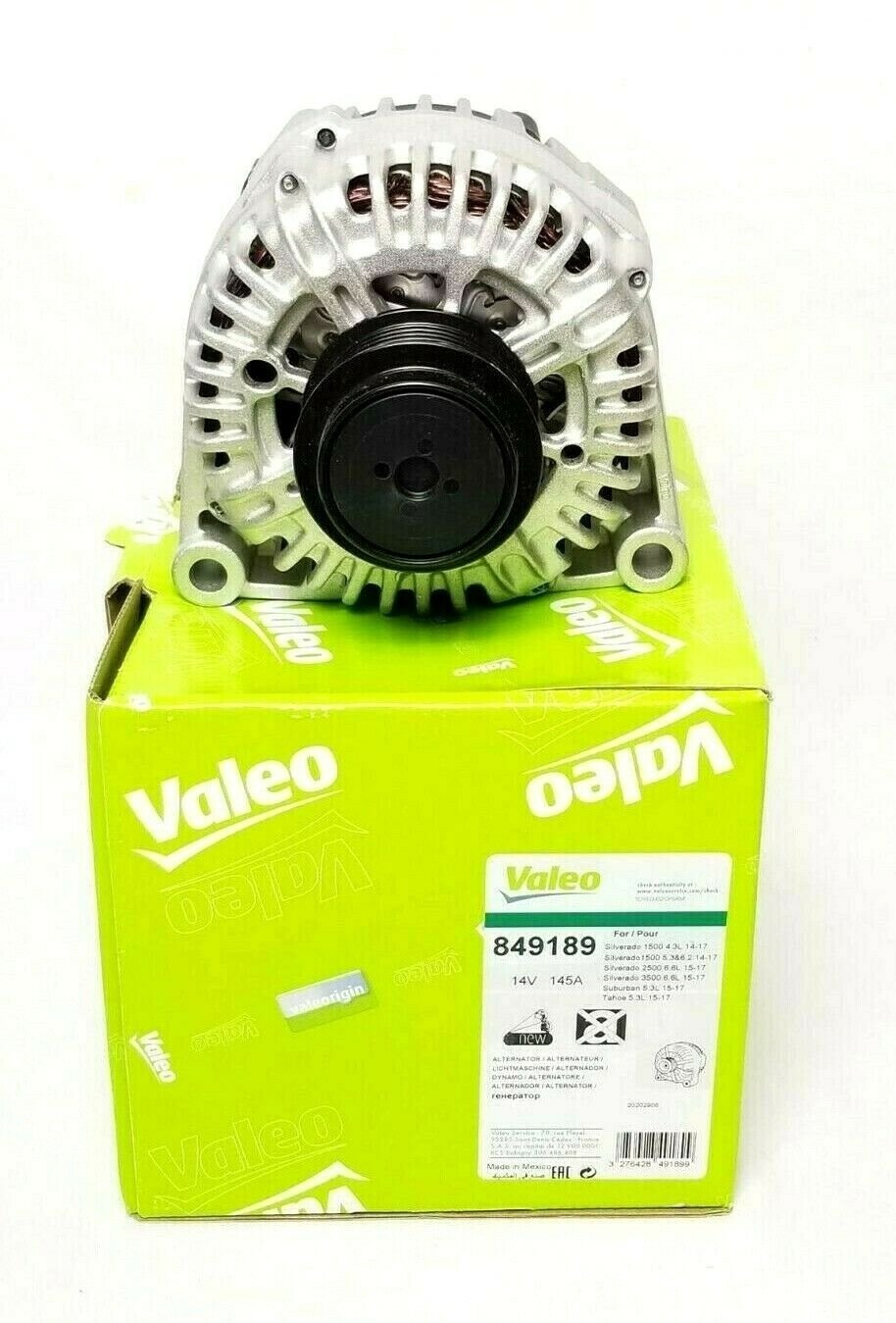 OEM 20881337 Alternator 09-14 Silverado Suburban Tahoe Express Escalade Valeo