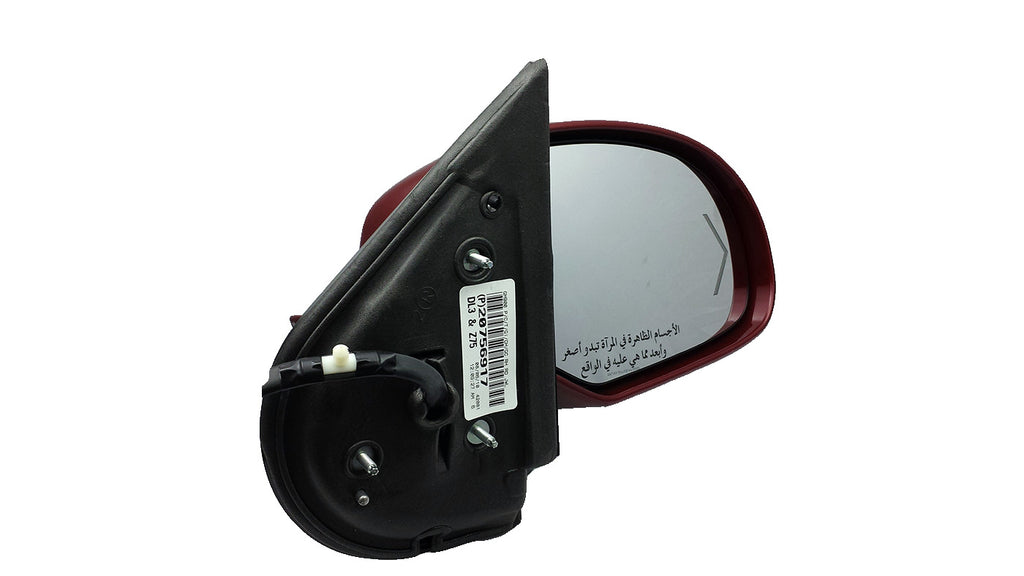 OE RH Power Fold Mirror Arrow 9-14 Escalade Yukon Tahoe Red/Chrom ARABIC DL3Z75