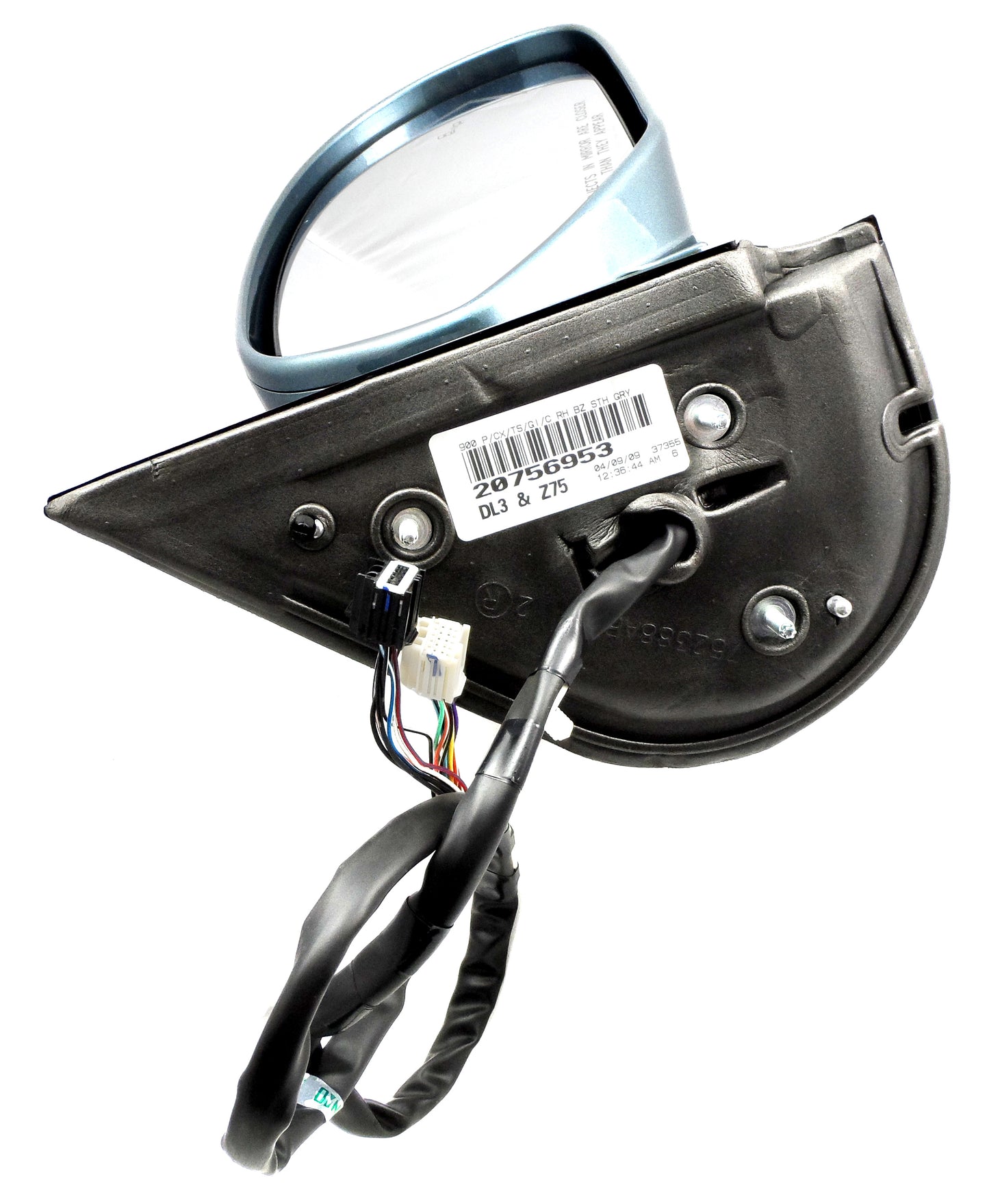 OEM Passenger Side Mirror 09-14 Escalade Stealth Gray Metalic/Chrome DL3 UFT Z75