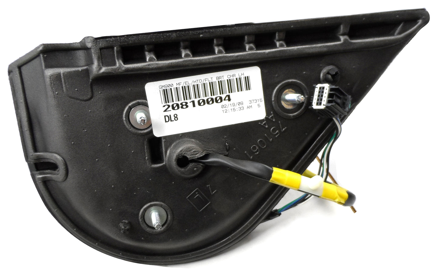 OE Driver LH Mirror 07-14 Silverado Tahoe Yukon ChromeTop Remote Cntrl Defog DL8